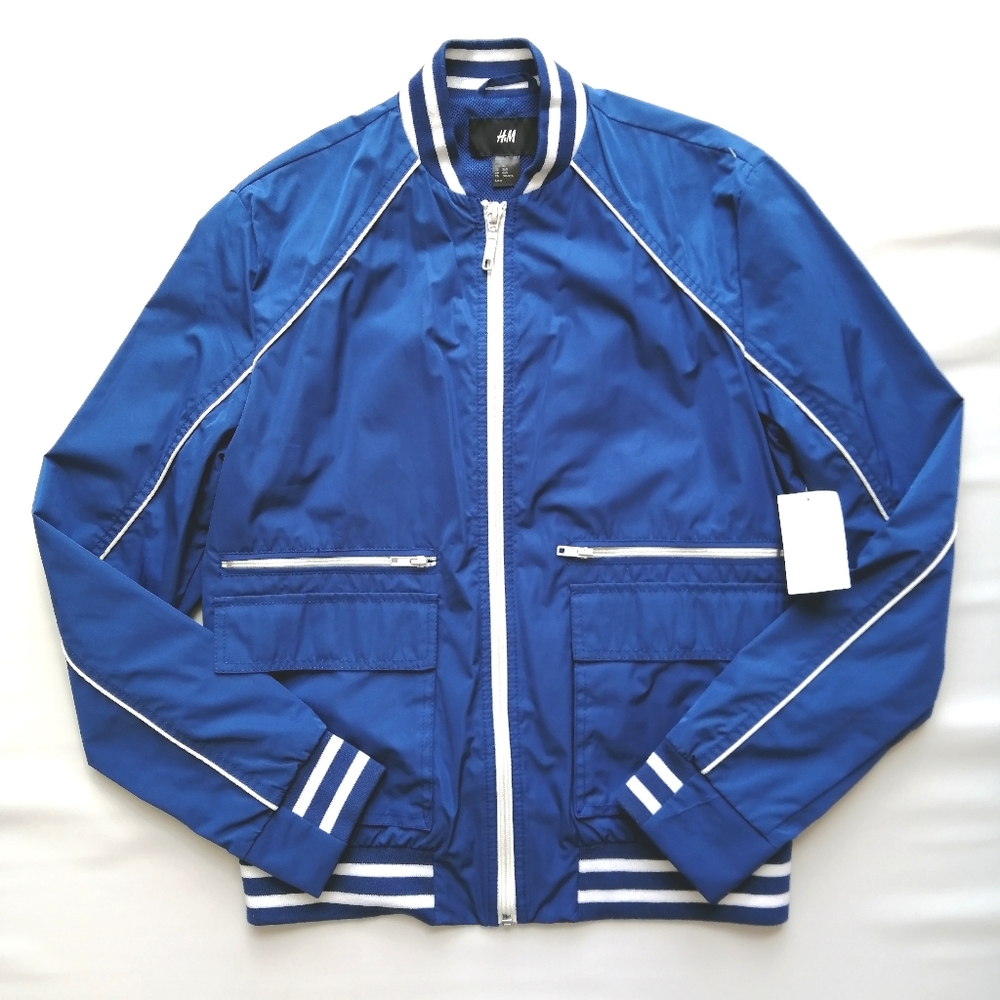 H&M Blue Jacket 36R(Small) NWT